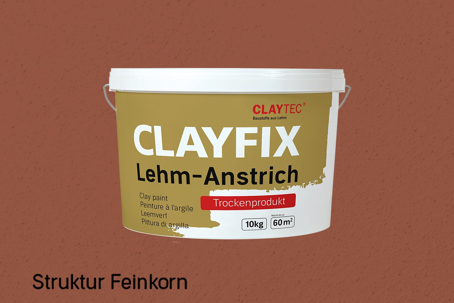 Claytec Clayfix Lehm-Anstrich Feinkorn