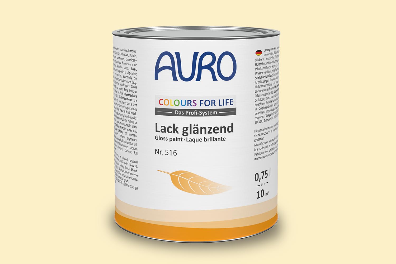 Auro Lack glänzend Nr. 516 Orangetöne Colours for Life