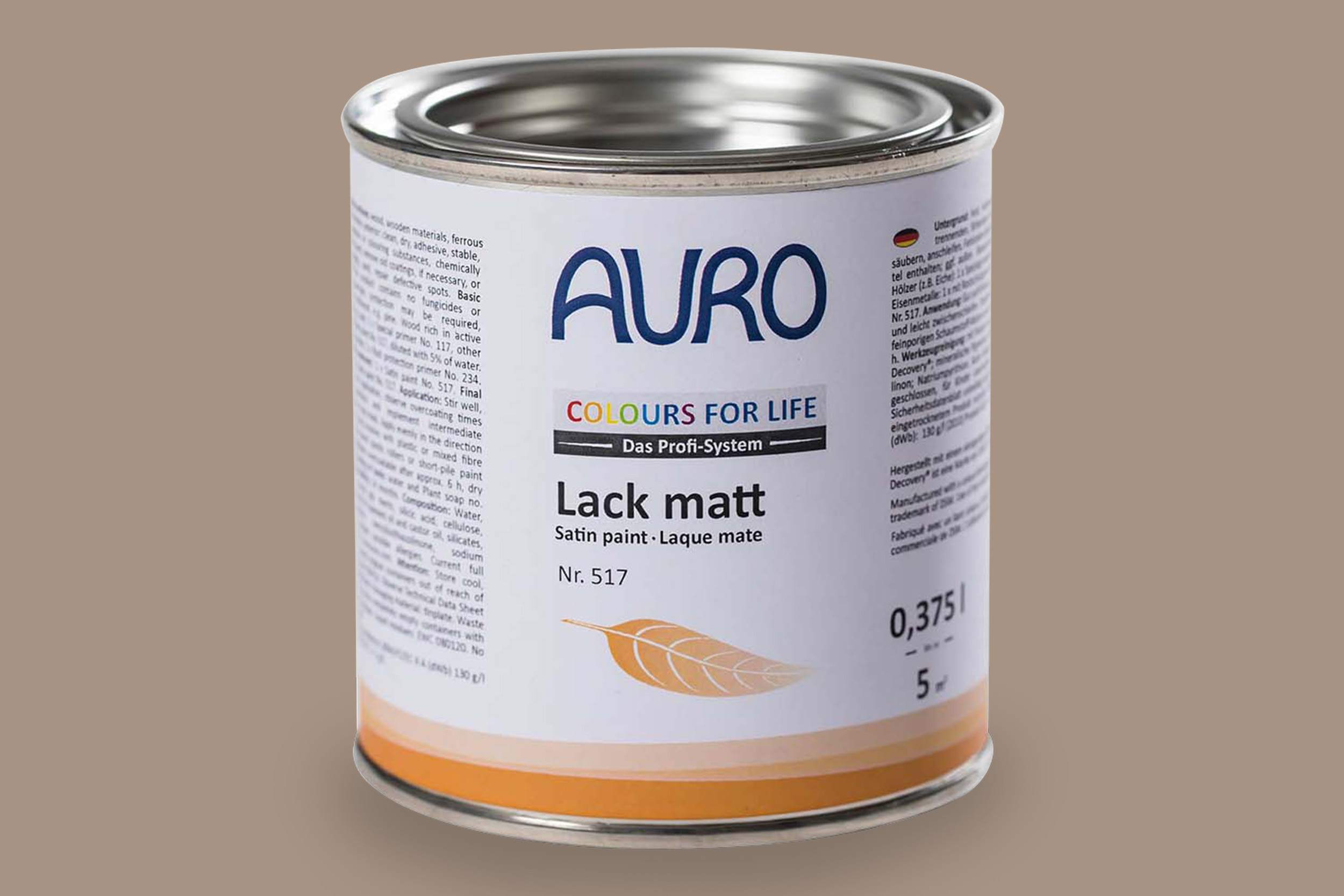 Auro Lack matt Nr. 517 Brauntöne Colours for Life