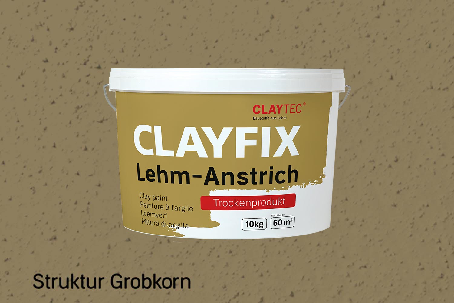 Claytec Clayfix Lehm-Anstrich Grobkorn