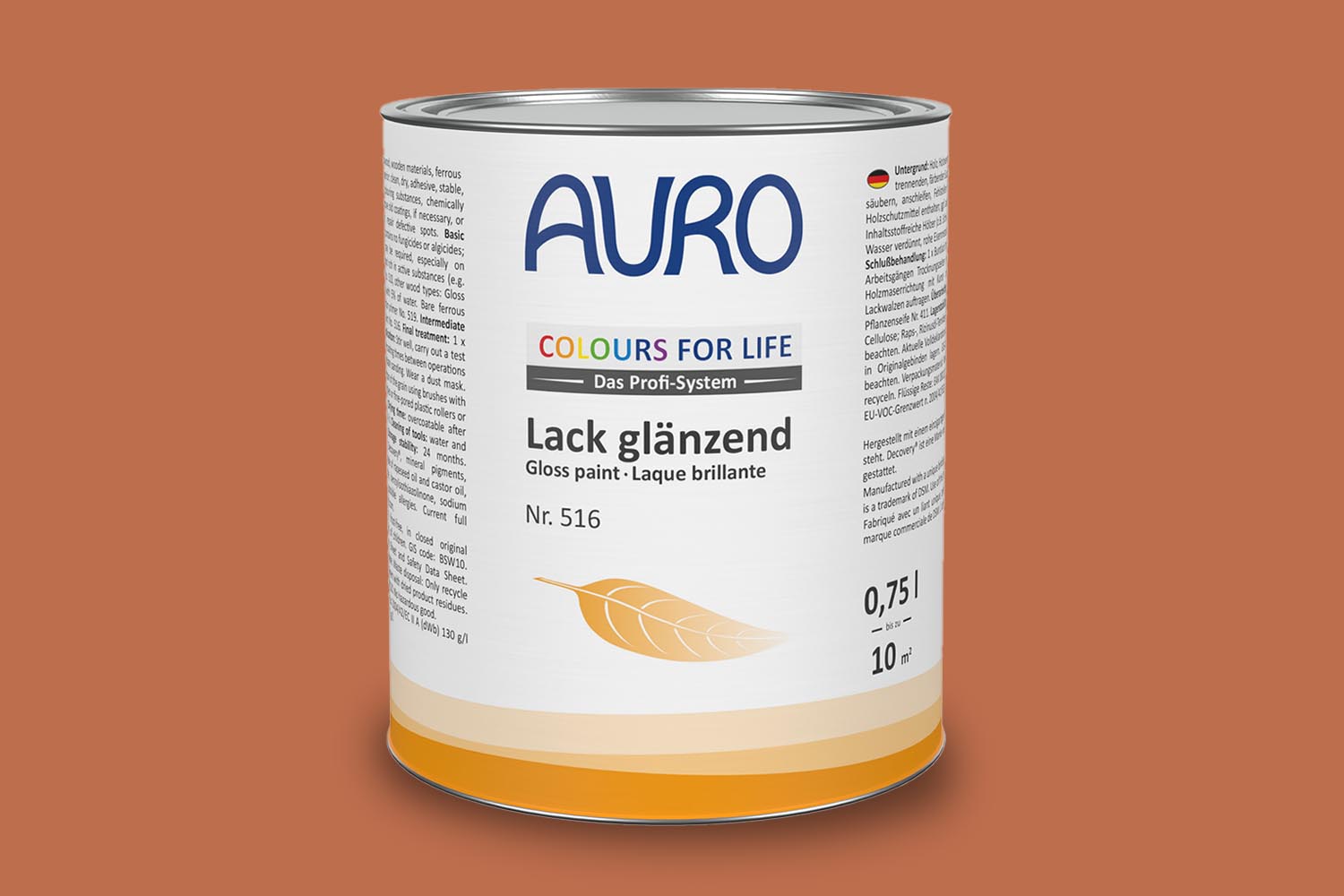 Auro Lack glänzend Nr. 516 Rottöne Colours for Life