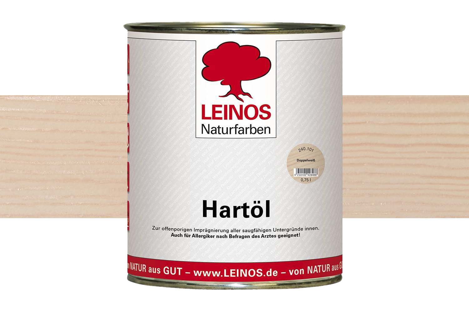 Leinos Hartöl 240 Doppelweiß