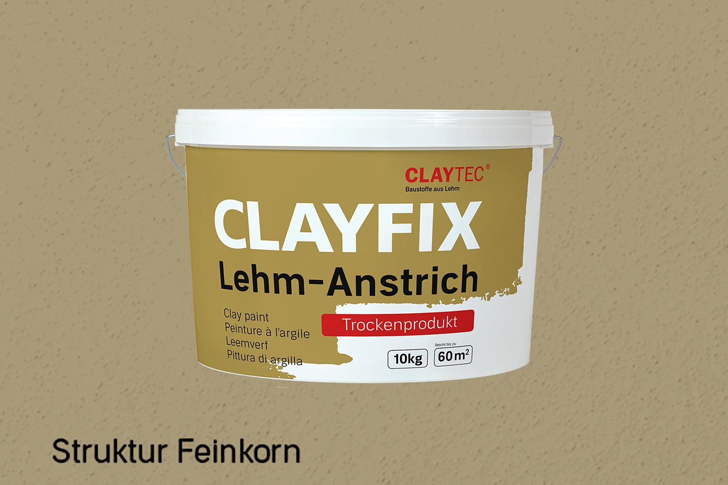 Claytec Clayfix Lehm-Anstrich Feinkorn