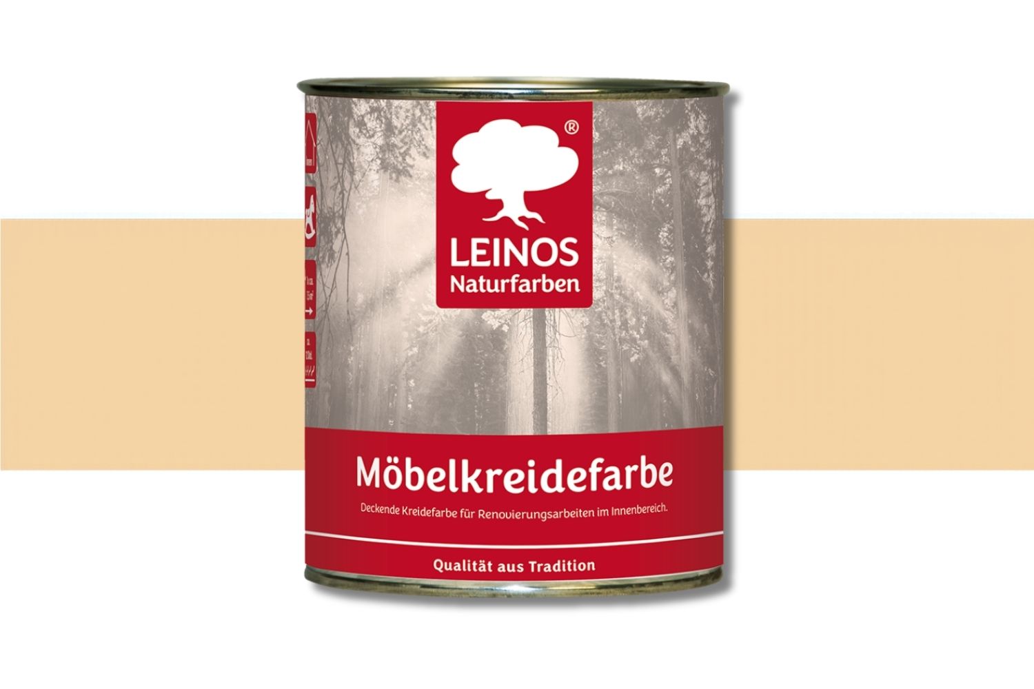 Leinos Möbelkreidefarbe 637 Savanne