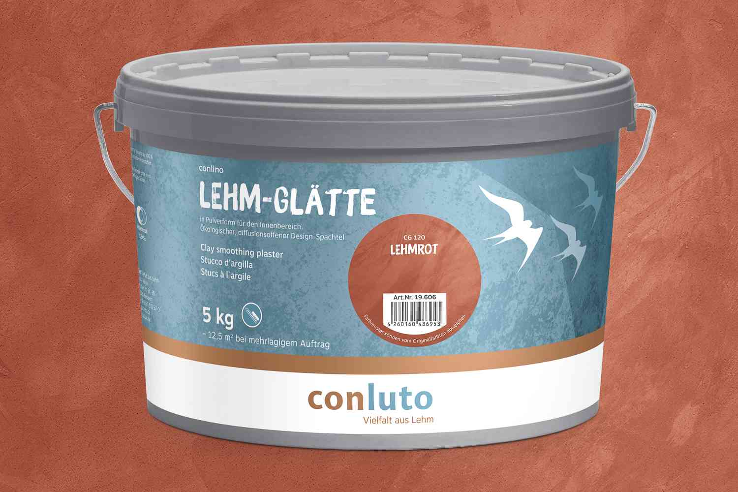 conluto Lehm-Glätte Lehmrot