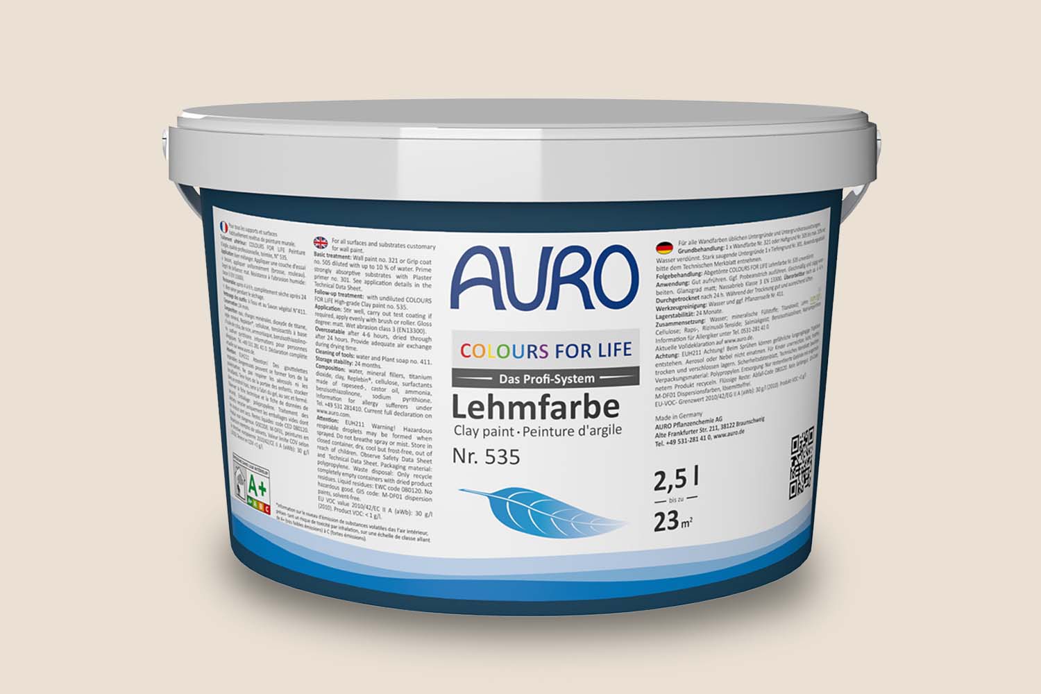 Auro Profi-Lehmfarbe Nr. 535 dreamside Colours For Life