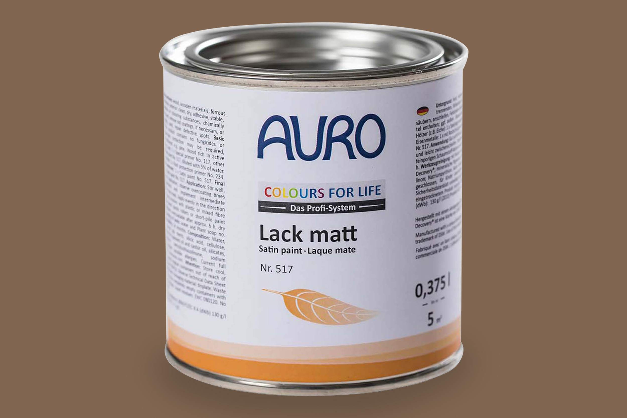 Auro Lack matt Nr. 517 Brauntöne Colours for Life