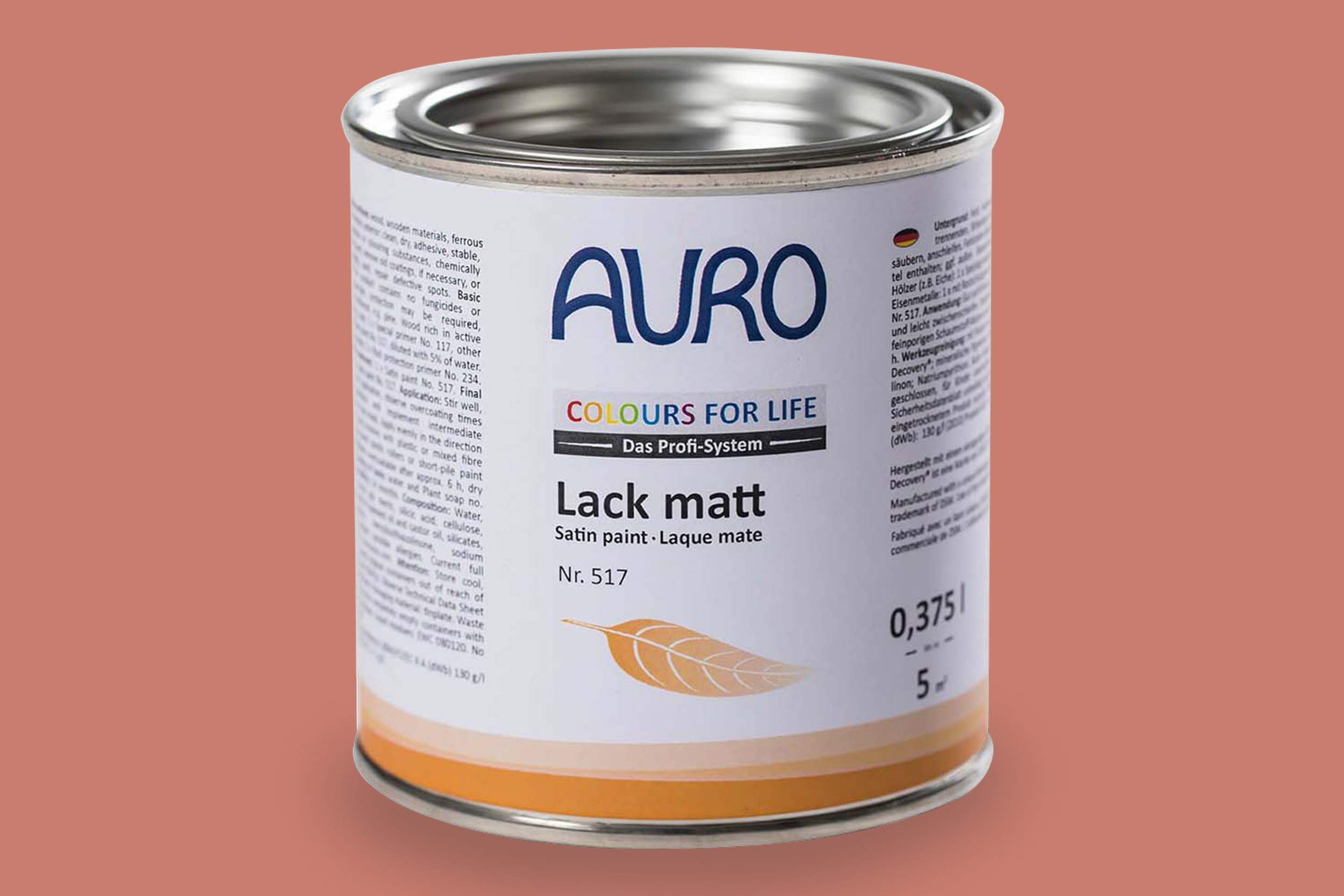 Auro Lack matt Nr. 517 Rottöne Colours for Life