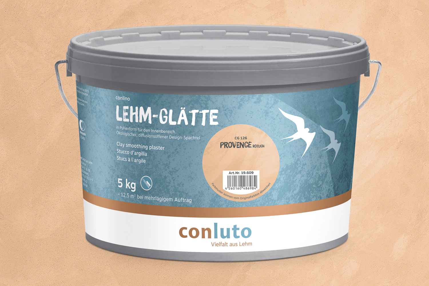 conluto Lehm-Glätte Provence rötlich