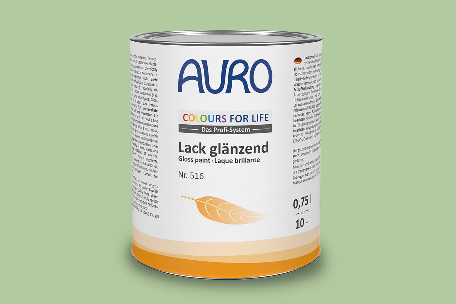 Auro Lack glänzend Nr. 516 Grüntöne Colours for Life