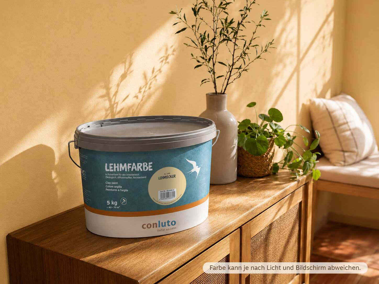 conluto Lehmfarbe Lehmocker 