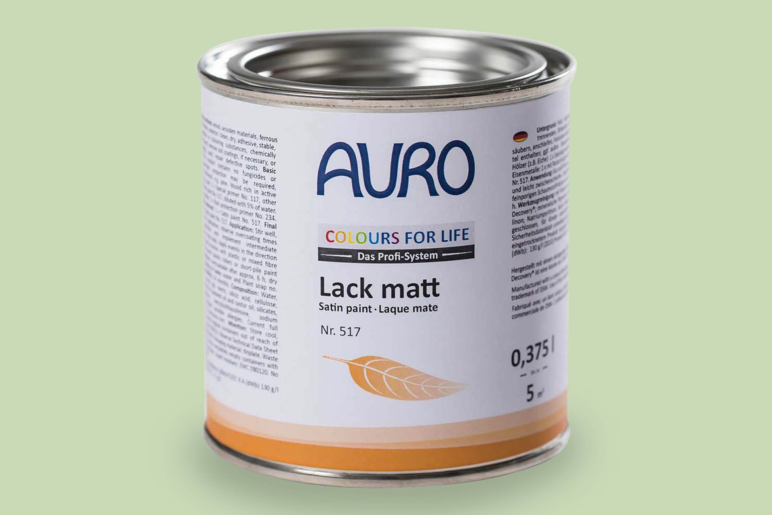 Auro Lack matt Nr. 517 Grüntöne Colours for Life