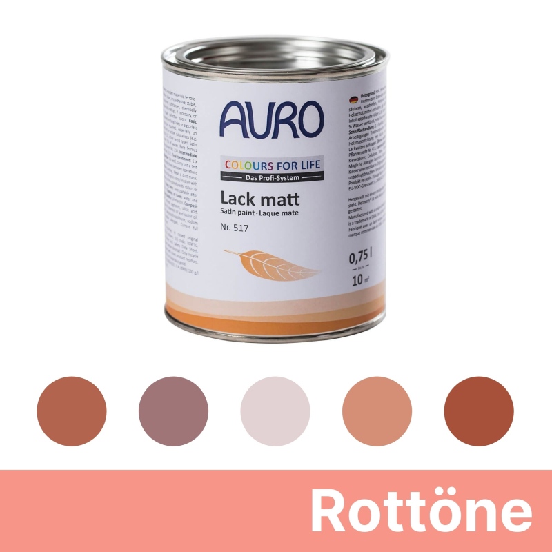 Auro Colours for Life Lack matt - Rot