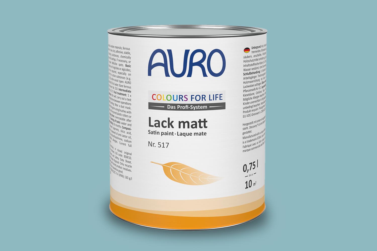 Auro Lack matt Nr. 517 Blautöne Colours for Life