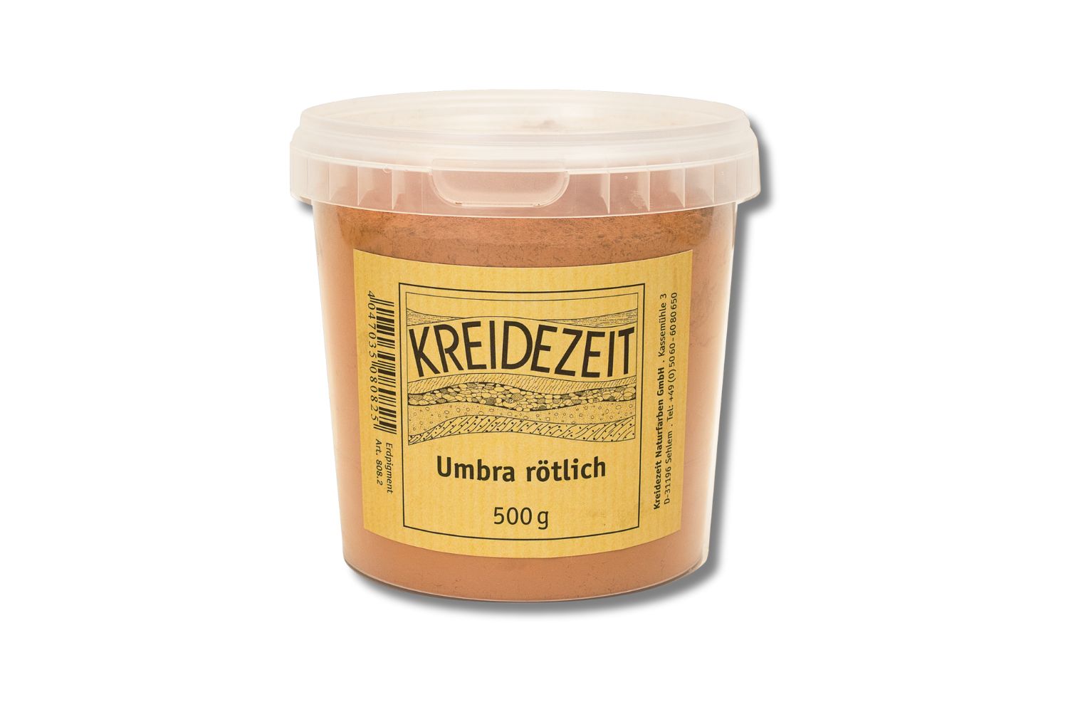 Kreidezeit Pigment Umbra rötlich