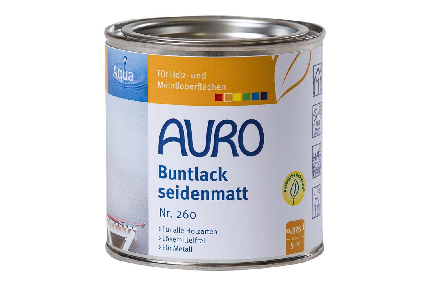 Auro Buntlack seidenmatt Nr. 260 - Englisch-Rot