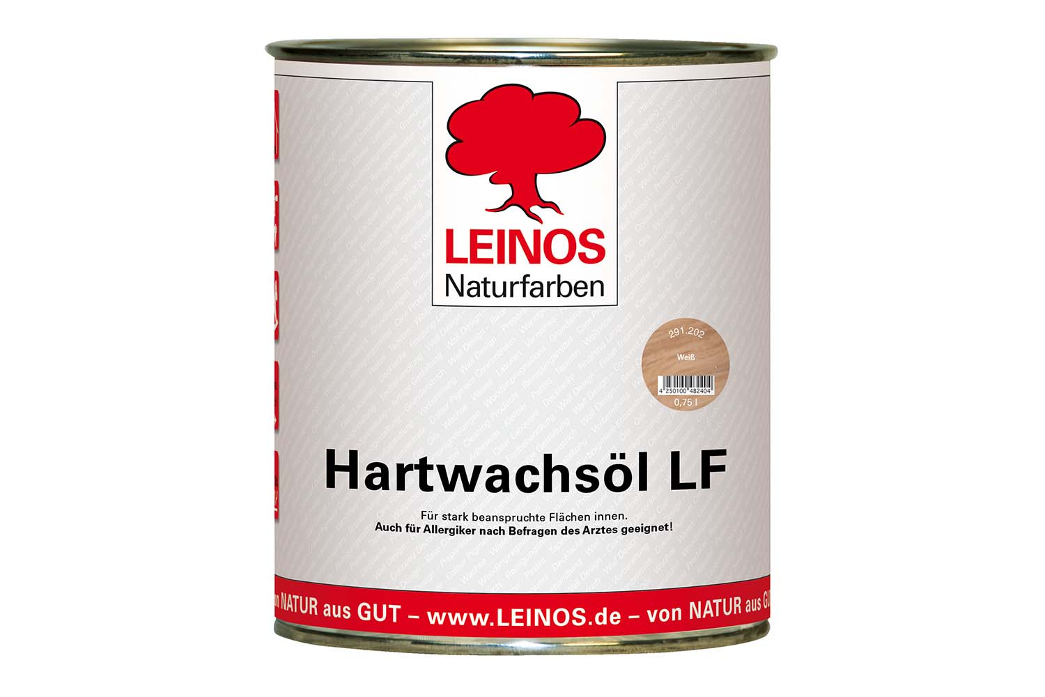 Leinos Hartwachsöl lösemittelfrei 291 Weiß
