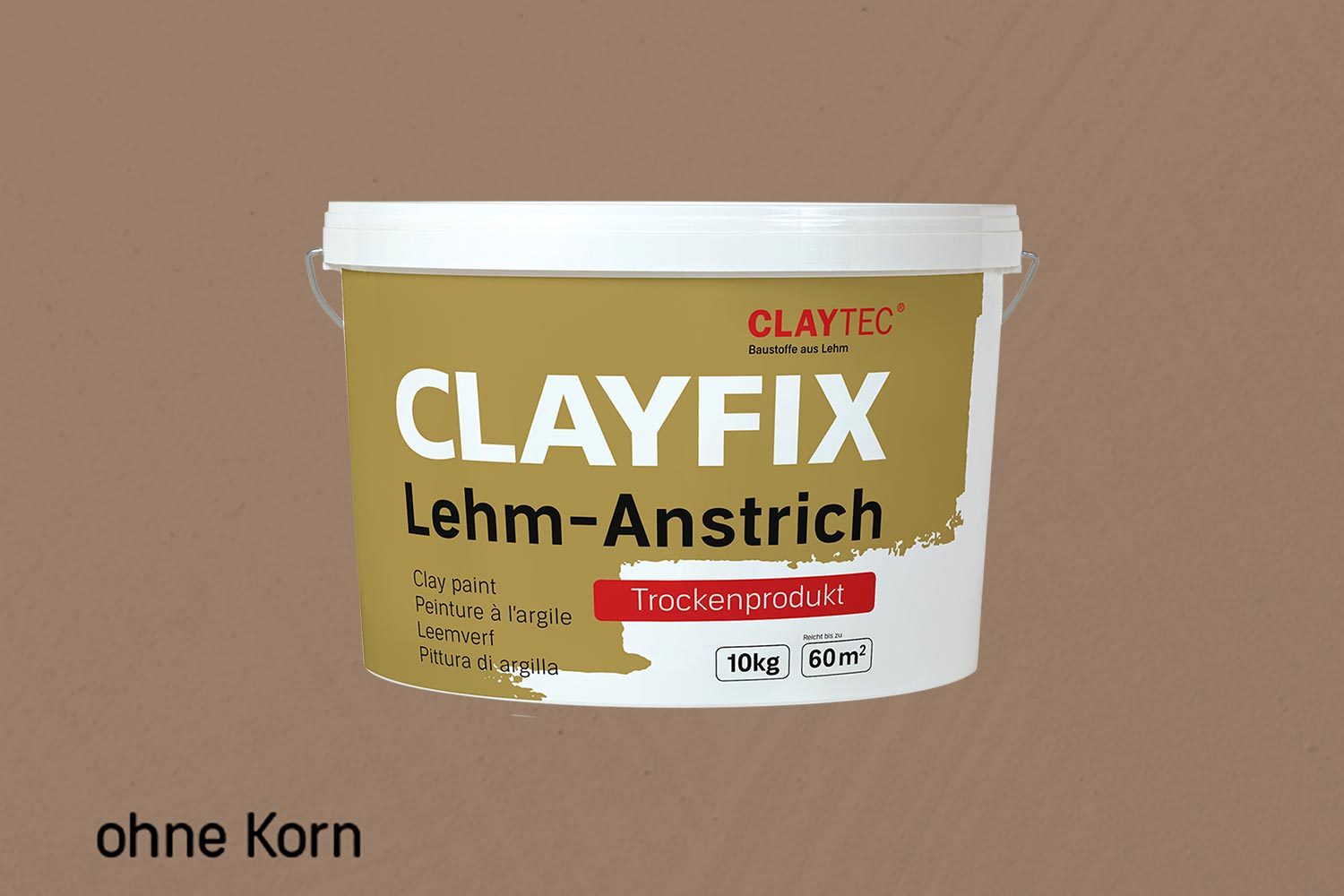 Claytec Clayfix Lehm-Anstrich ohne Korn