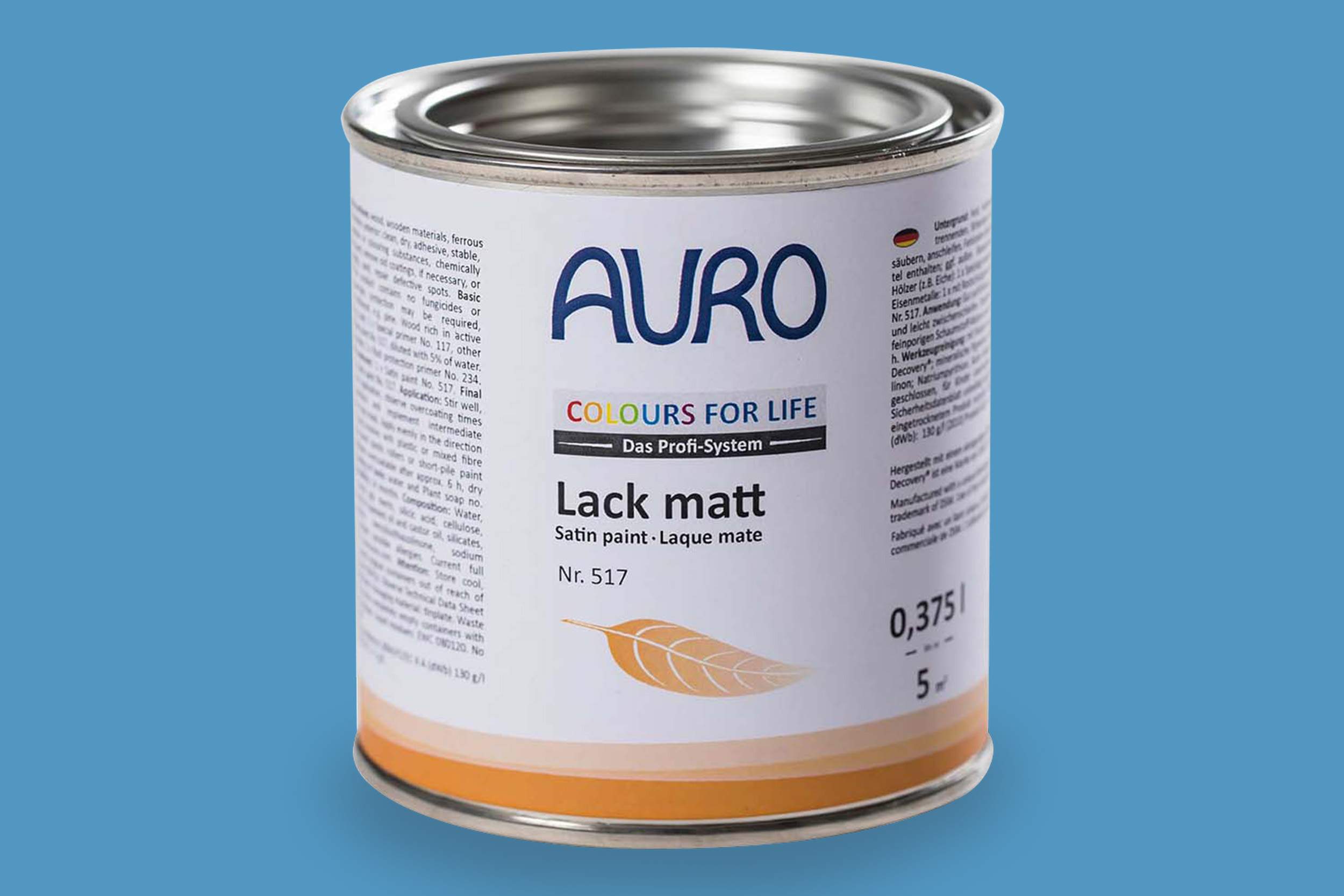 Auro Lack matt Nr. 517 Blautöne Colours for Life