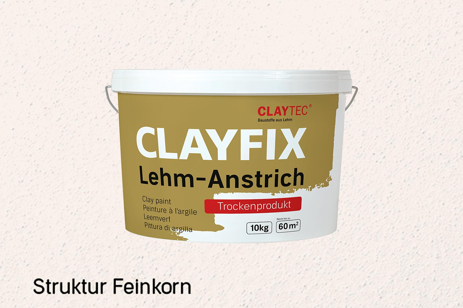 Claytec Clayfix Lehm-Anstrich Feinkorn