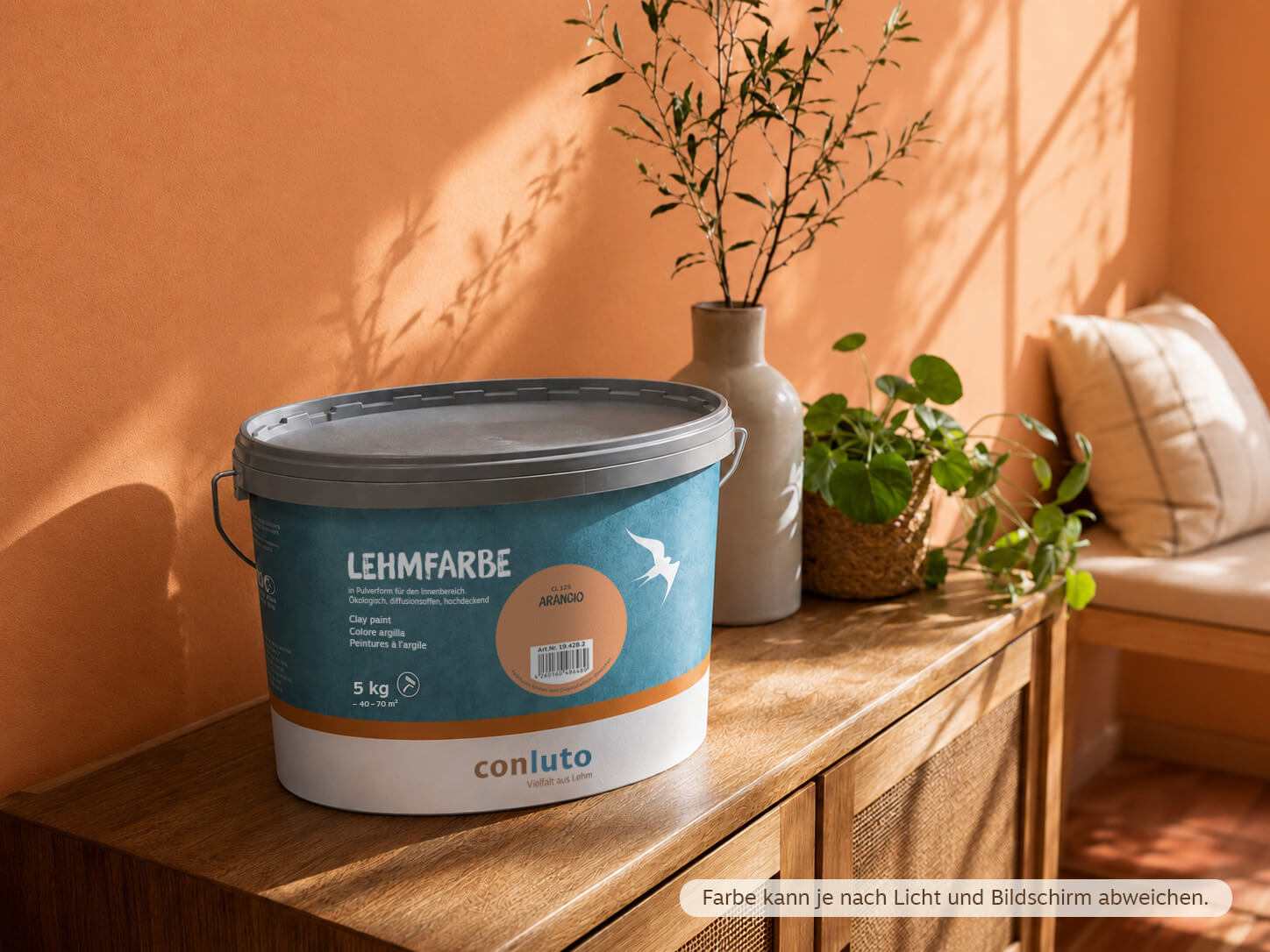 conluto Lehmfarbe Arancio 