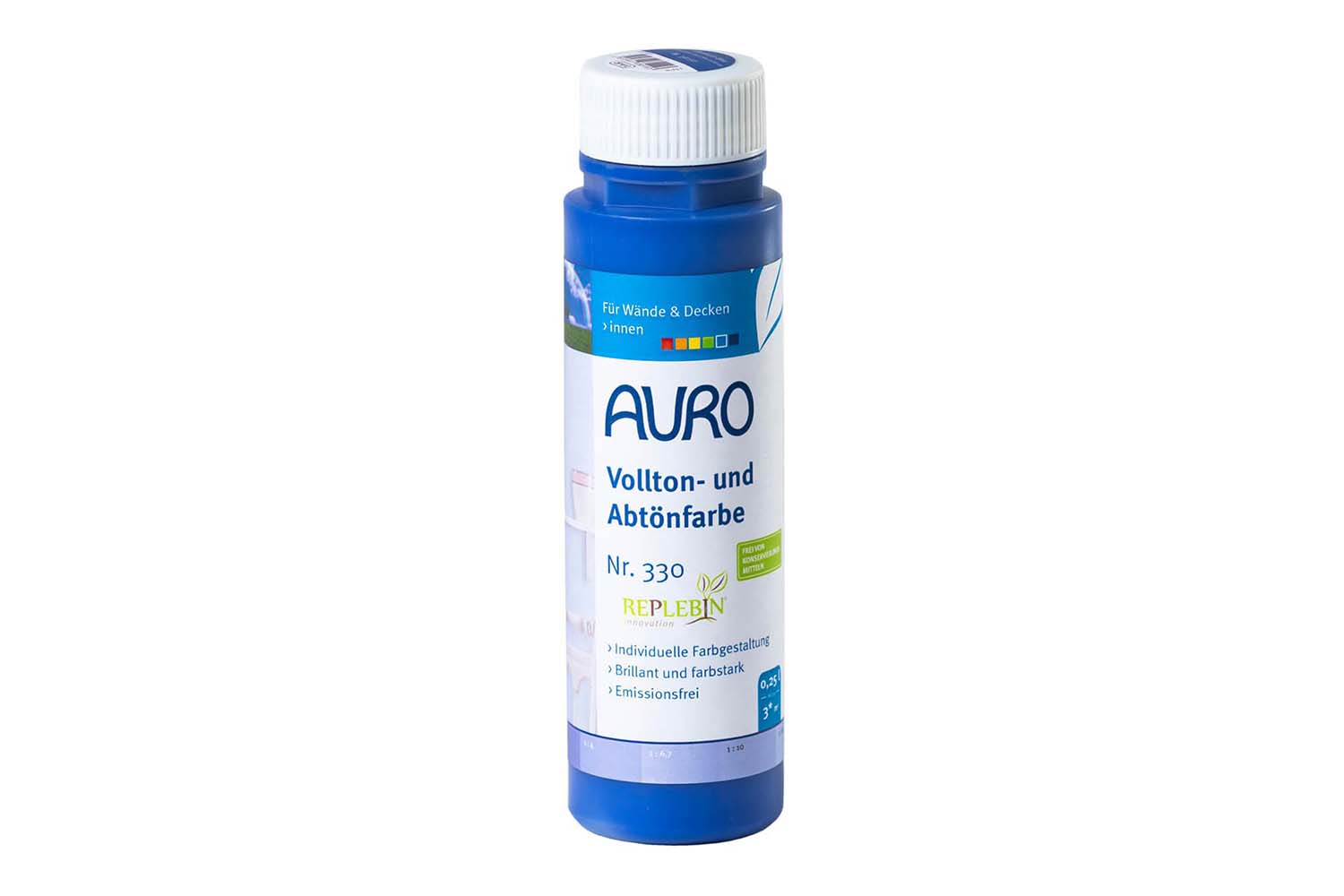 Auro Vollton- und Abtönfarbe Nr. 330 - Ultramarin-Blau Auro Vollton- und Abtönfarbe Nr. 330 - Ultramarin-Blau