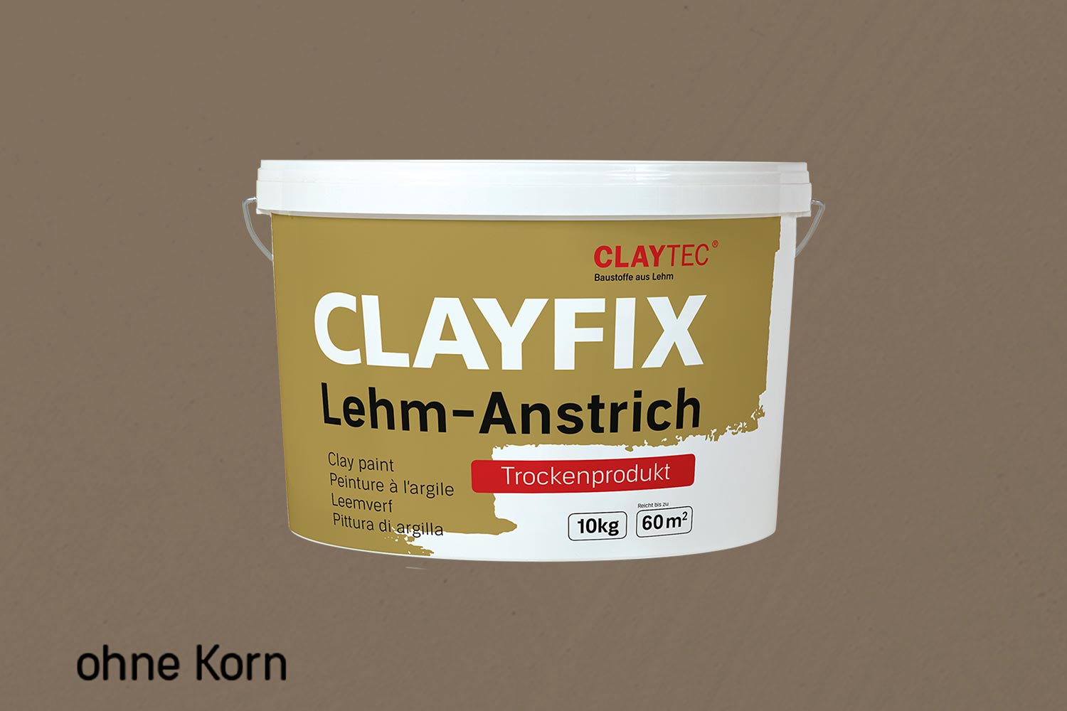 Claytec Clayfix Lehm-Anstrich ohne Korn