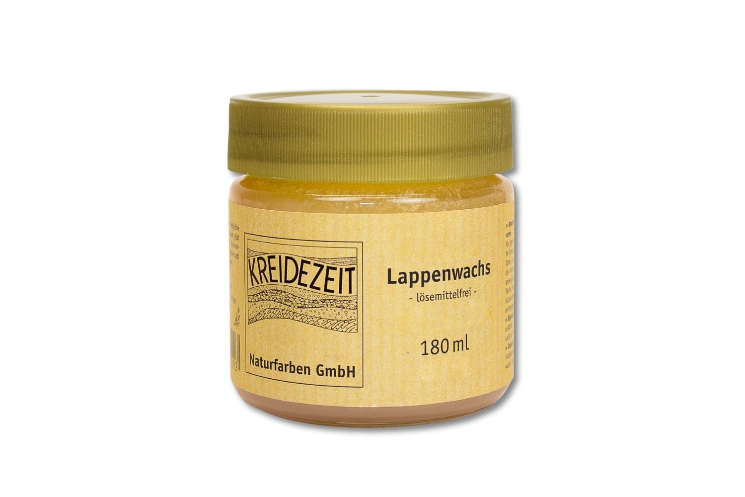 Kreidezeit Lappenwachs lösemittelfrei 0,18 Liter