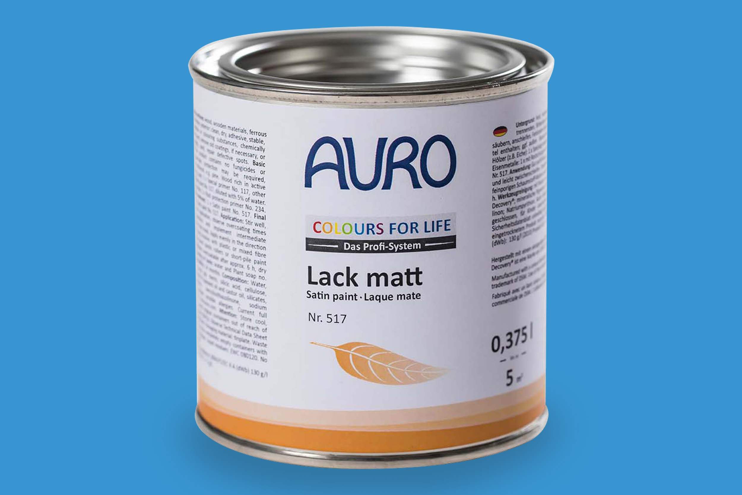 Auro Lack matt Nr. 517 Blautöne Colours for Life