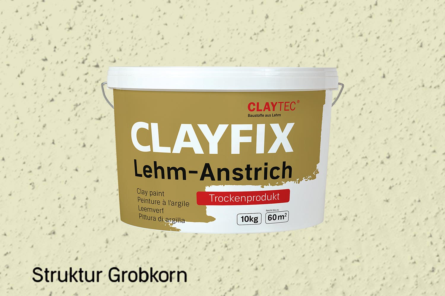 Claytec Clayfix Lehm-Anstrich Grobkorn