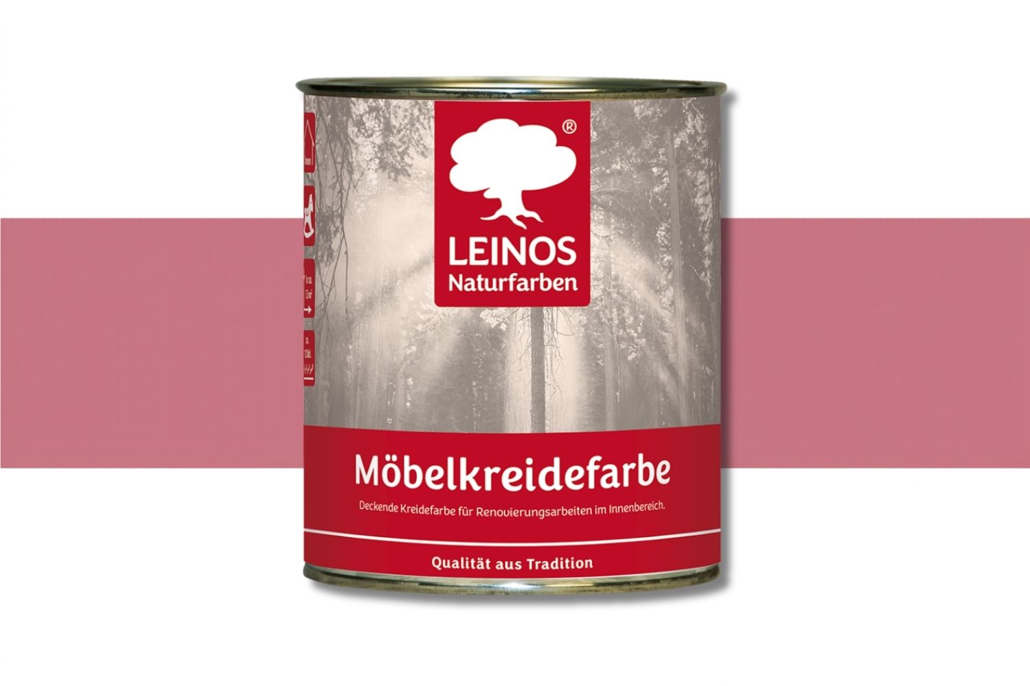 Leinos Möbelkreidefarbe 637 Toskanarot