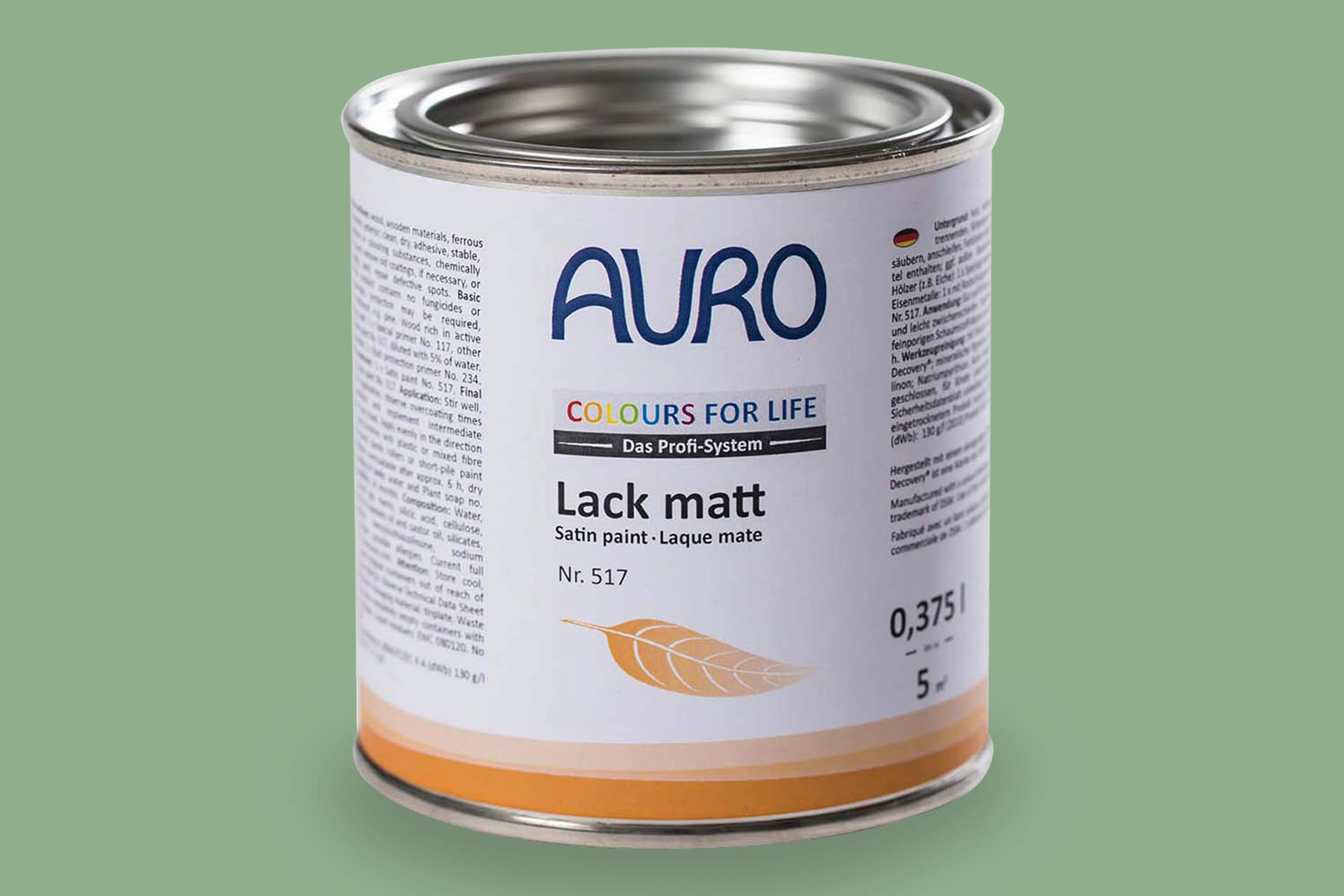 Auro Lack matt Nr. 517 Grüntöne Colours for Life