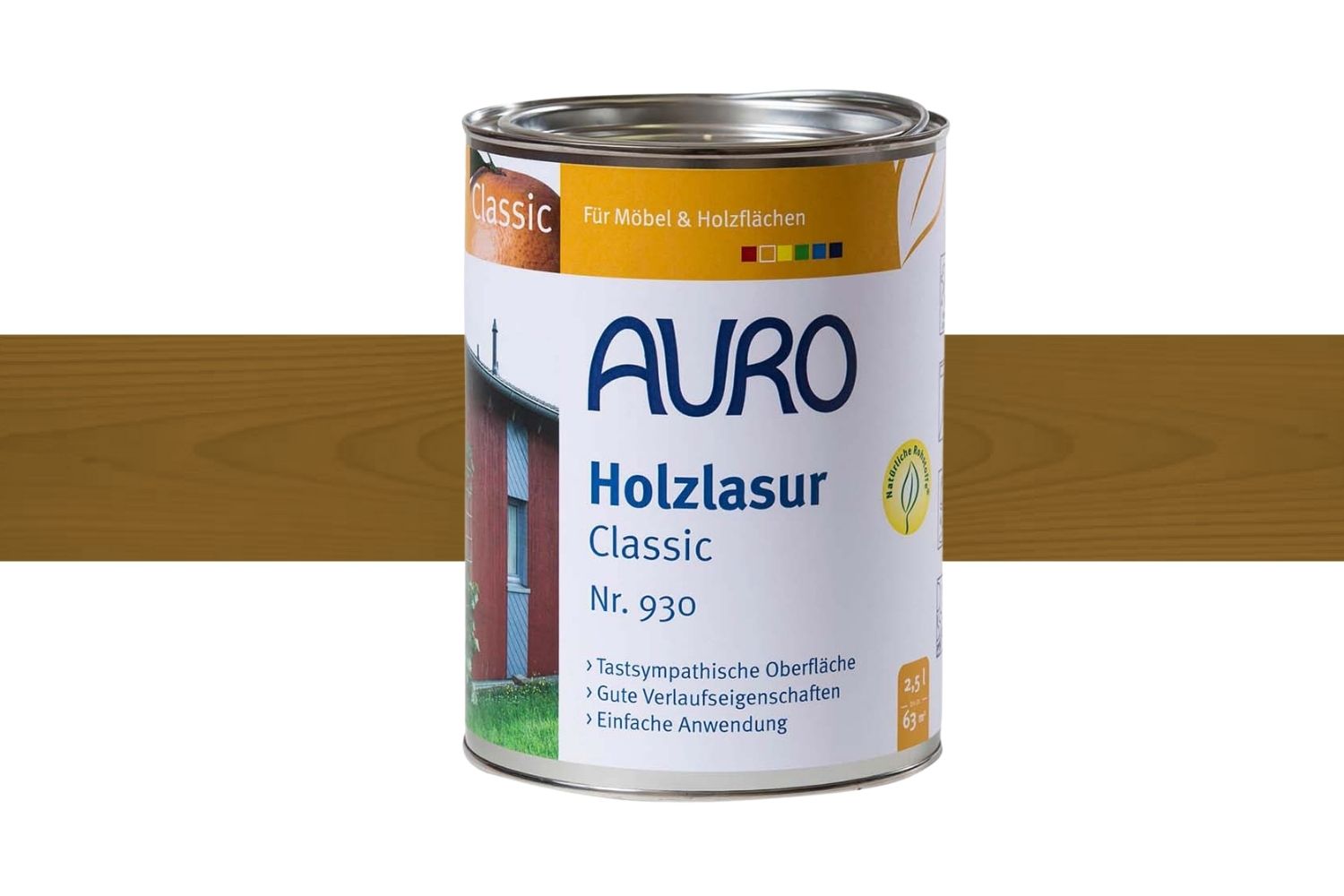 Auro Holzlasur Classic Nr. 930 - Hellbraun