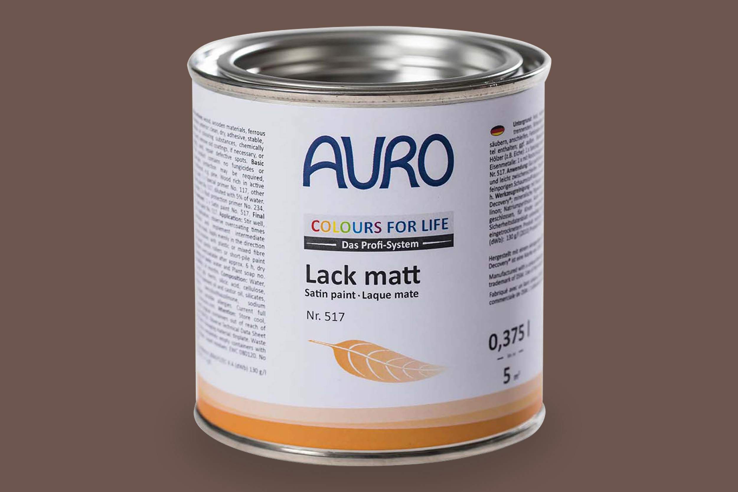 Auro Lack matt Nr. 517 Brauntöne Colours for Life