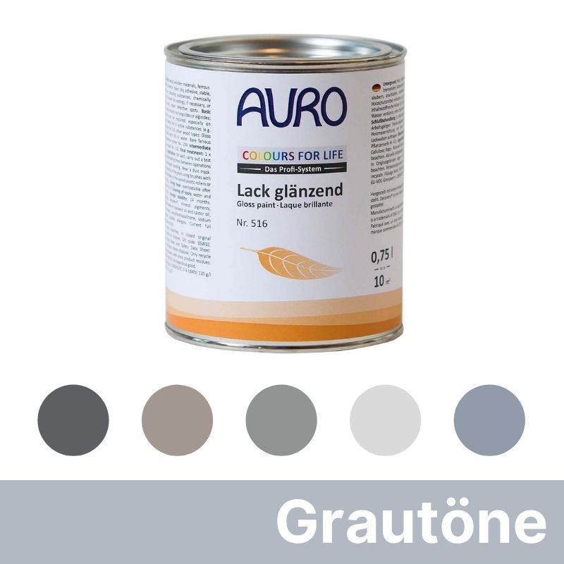 Auro Colours for Life Lack glänzend - Grau