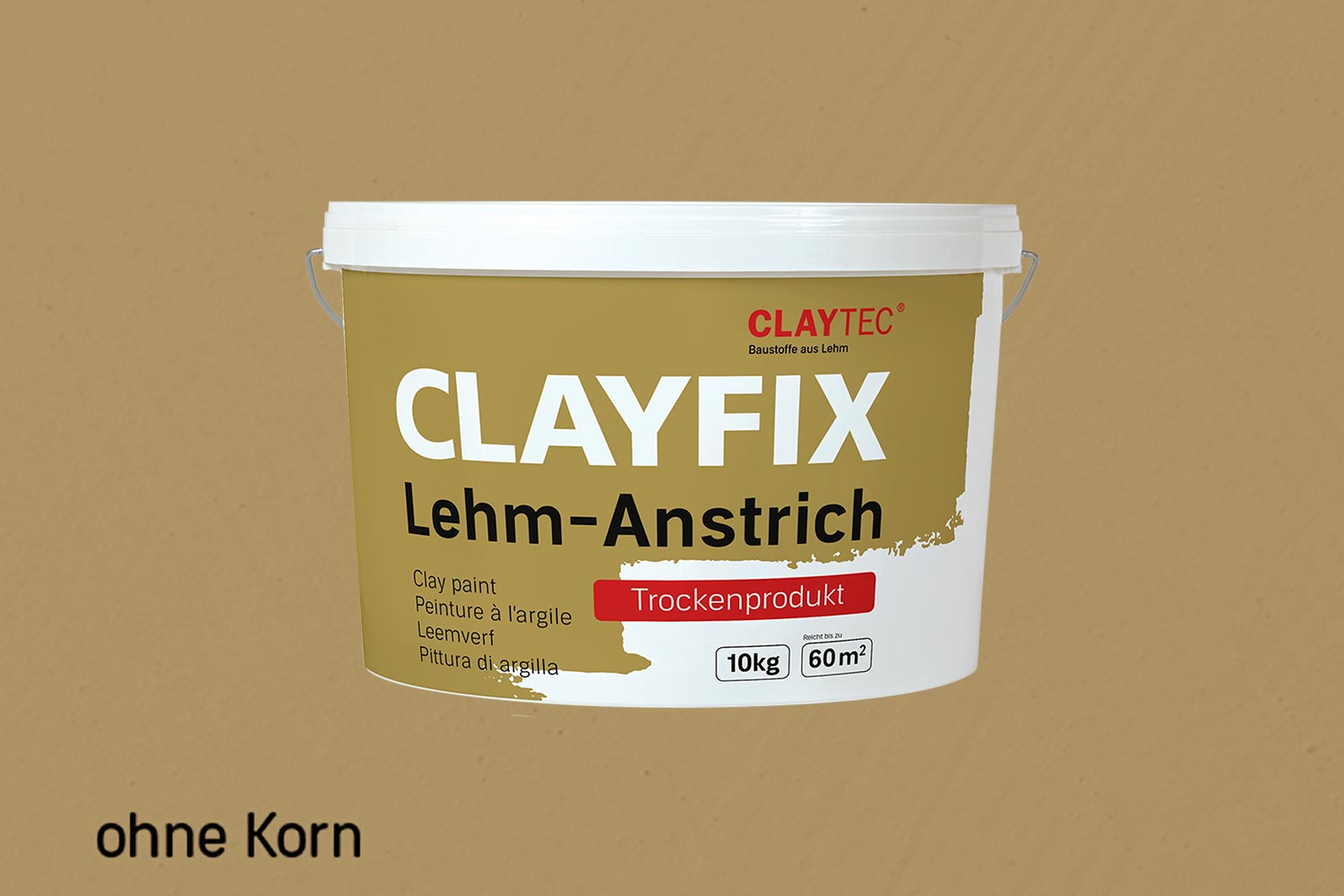 Claytec Clayfix Lehm-Anstrich ohne Korn