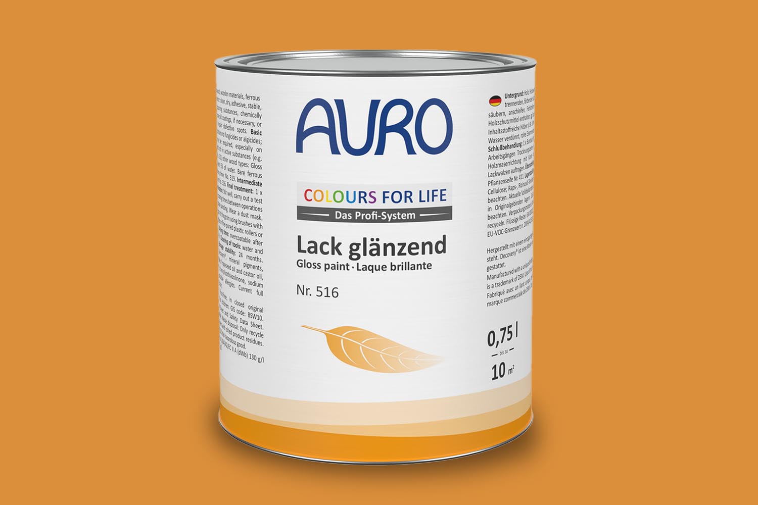 Auro Lack glänzend Nr. 516 Orangetöne Colours for Life