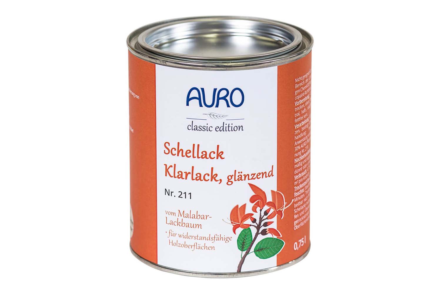 Auro Schellack-Klarlack glänzend Nr. 211