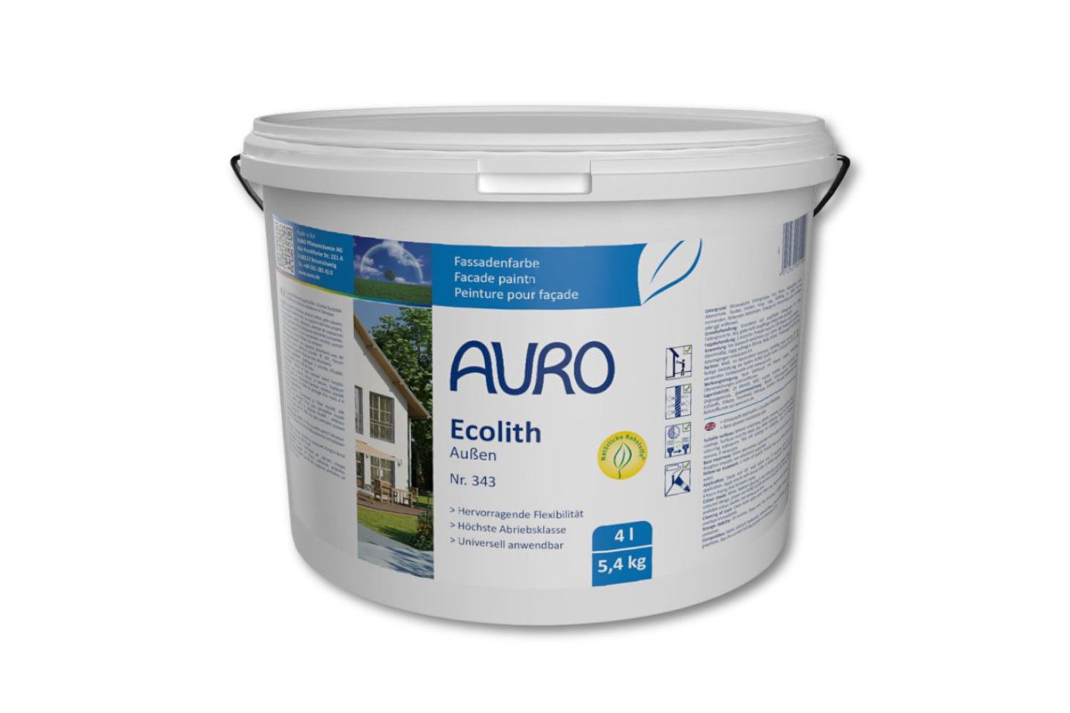 Auro Ecolith Außen Nr. 343 4 Liter