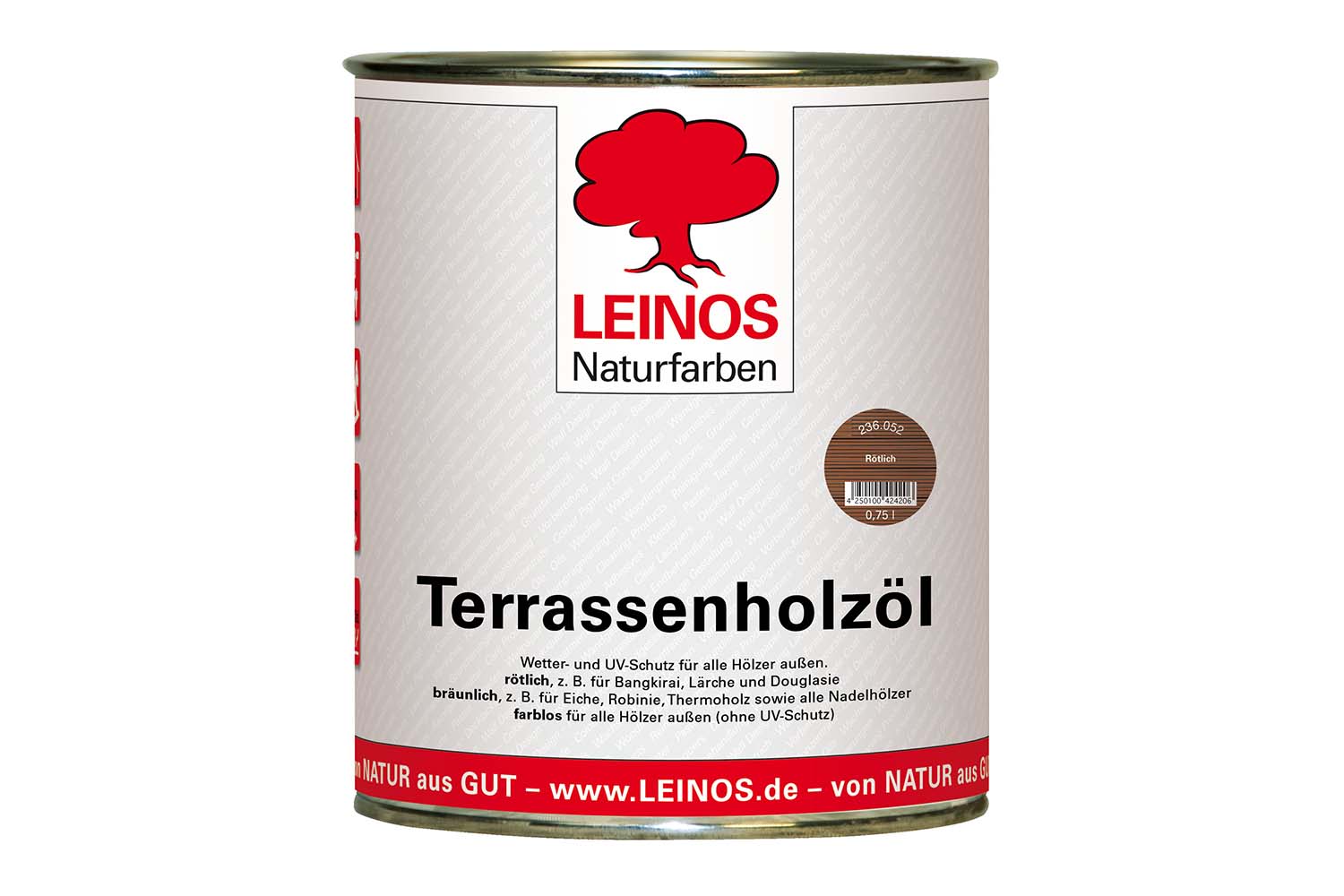 Leinos Terrassenholzöl 236 Rötlich
