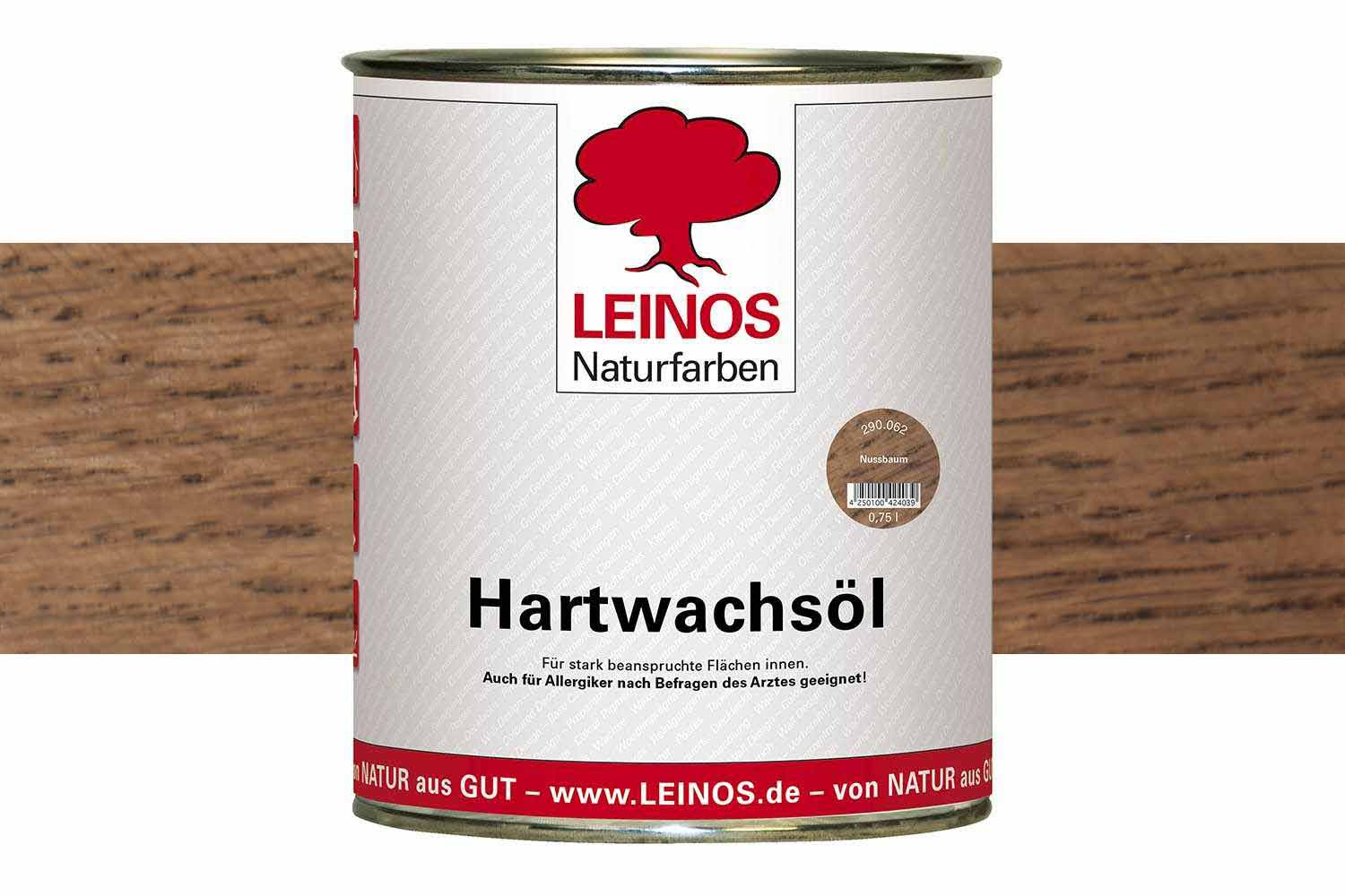 Leinos Hartwachsöl 290 Nussbaum