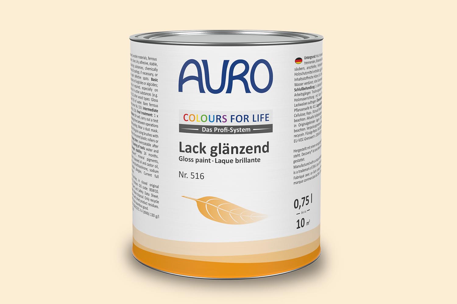 Auro Lack glänzend Nr. 516 Gelbtöne Colours for Life